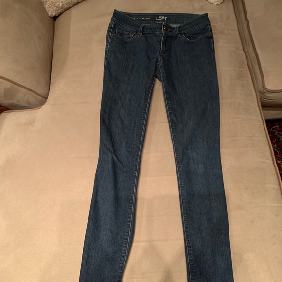 LOFT Straight Fit Jeans - Picture 2 of 3